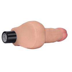 LoveToy Gode vibrant avec bourses Real Soft 14 x 4cm